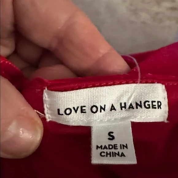 Love on a Hanger Red and White Holiday Jumpsuit. Christmas gift, sexy - Picture 8 of 11